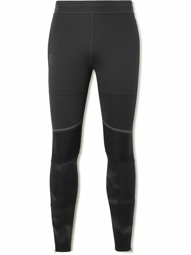 Photo: ON - Lumos Stretch-Jersey Tights - Black