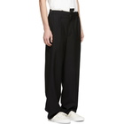 Camiel Fortgens Black Worsted Suit Trousers