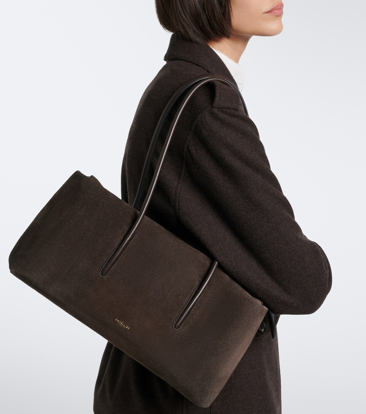 DeMellier Stockholm suede shoulder bag