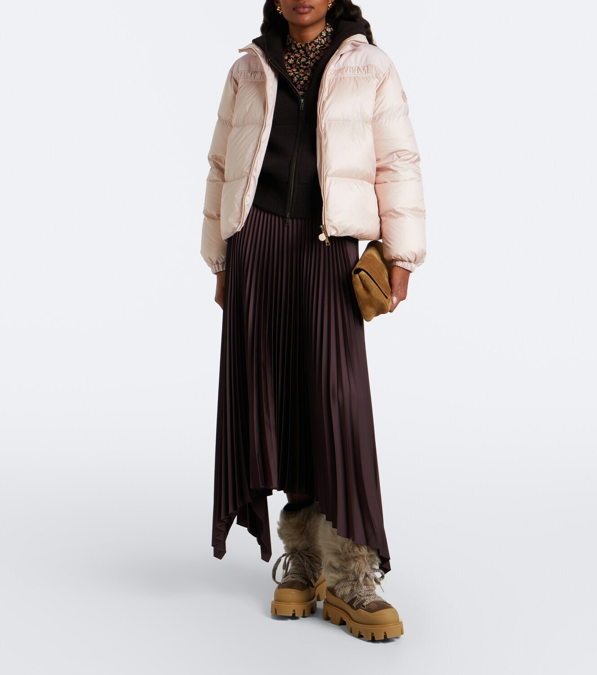 Moncler Peak Après shearling snow boots