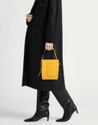 Valextra Borsa Secchiello Piccola Soft Womens Shoulder bag in Mandarin