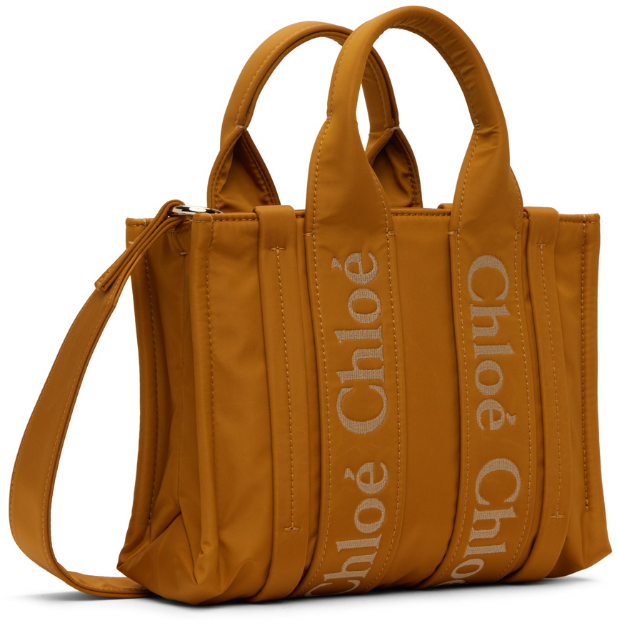 Chloé Orange Small Woody Tote Chloe