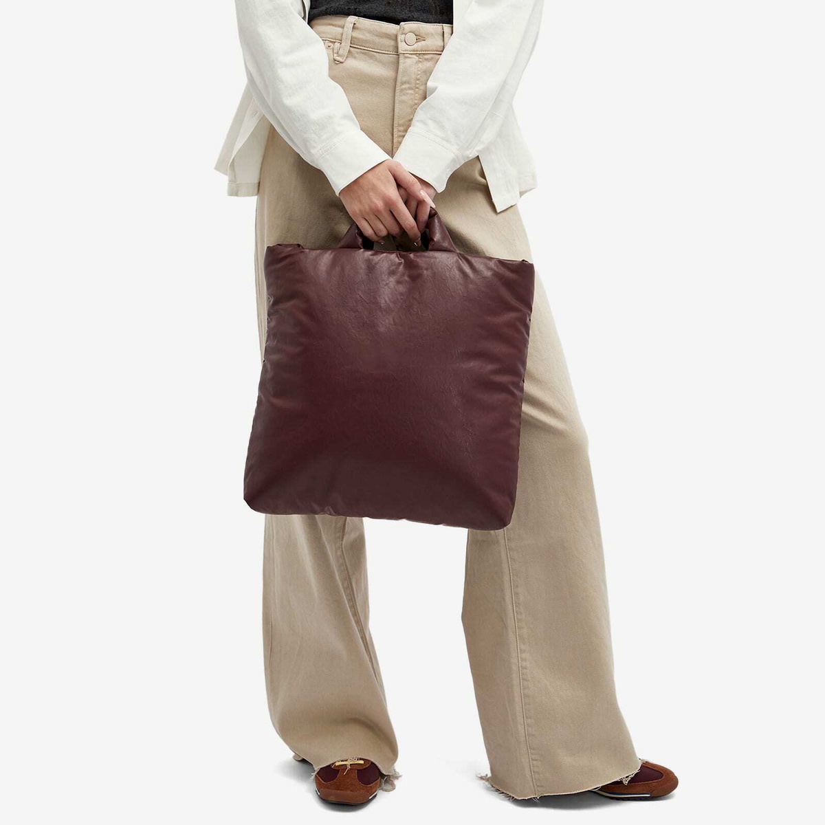 KASSL Editions Women's kassl Pillow Medium Oil Bag in Cherry Kassl