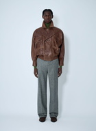 Saint Laurent Double Breasted Leather Jacket
