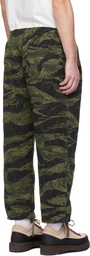 South2 West8 Khaki String Slack Trousers