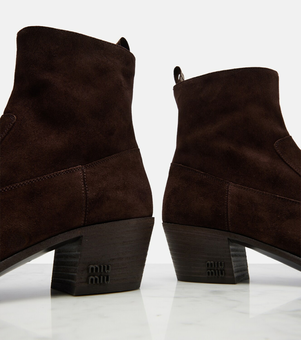 Miu Miu Suede ankle boots