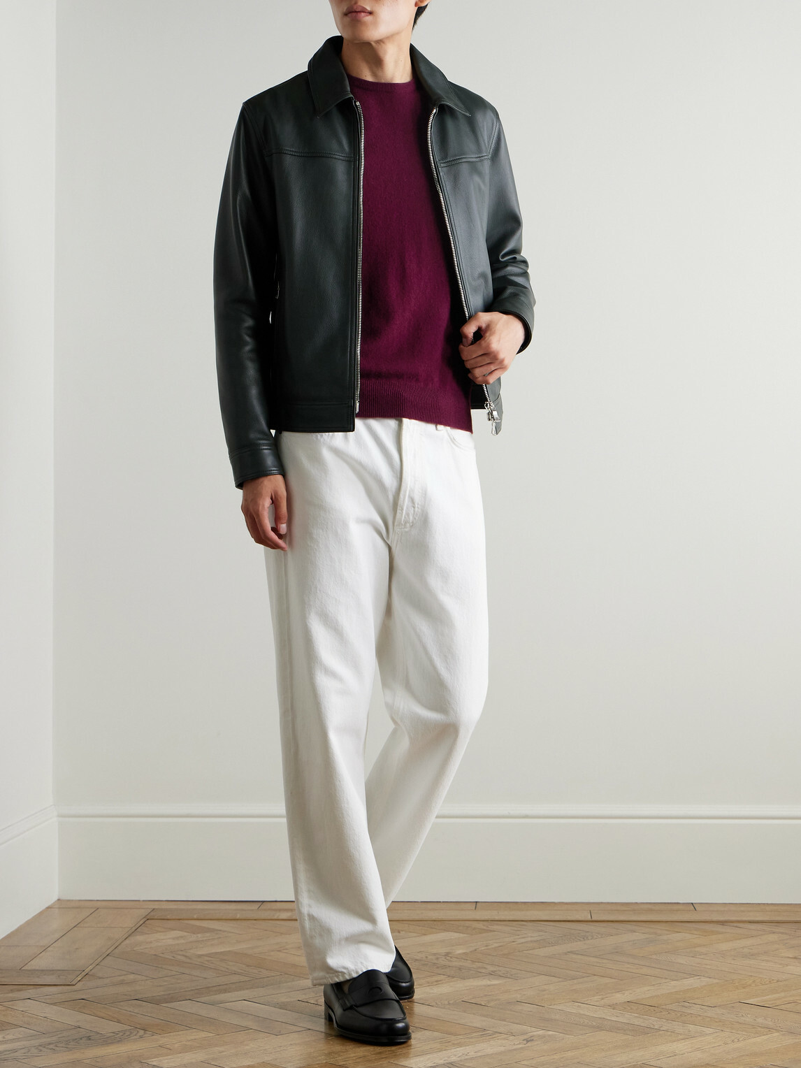 Allude - Cashmere Sweater - Burgundy