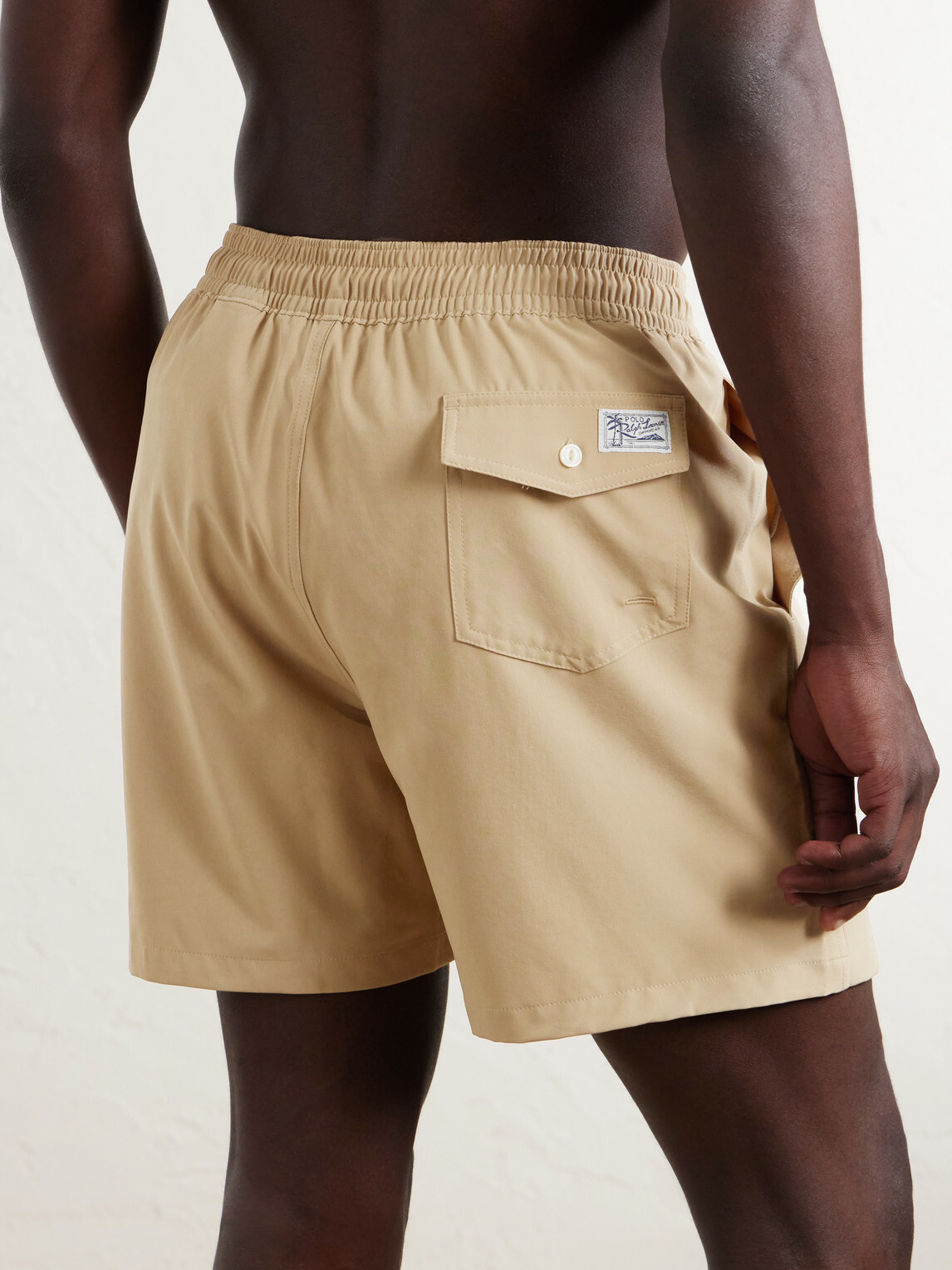 Polo Ralph Lauren - Traveler Straight-Leg Recycled Swim Shorts - Neutrals