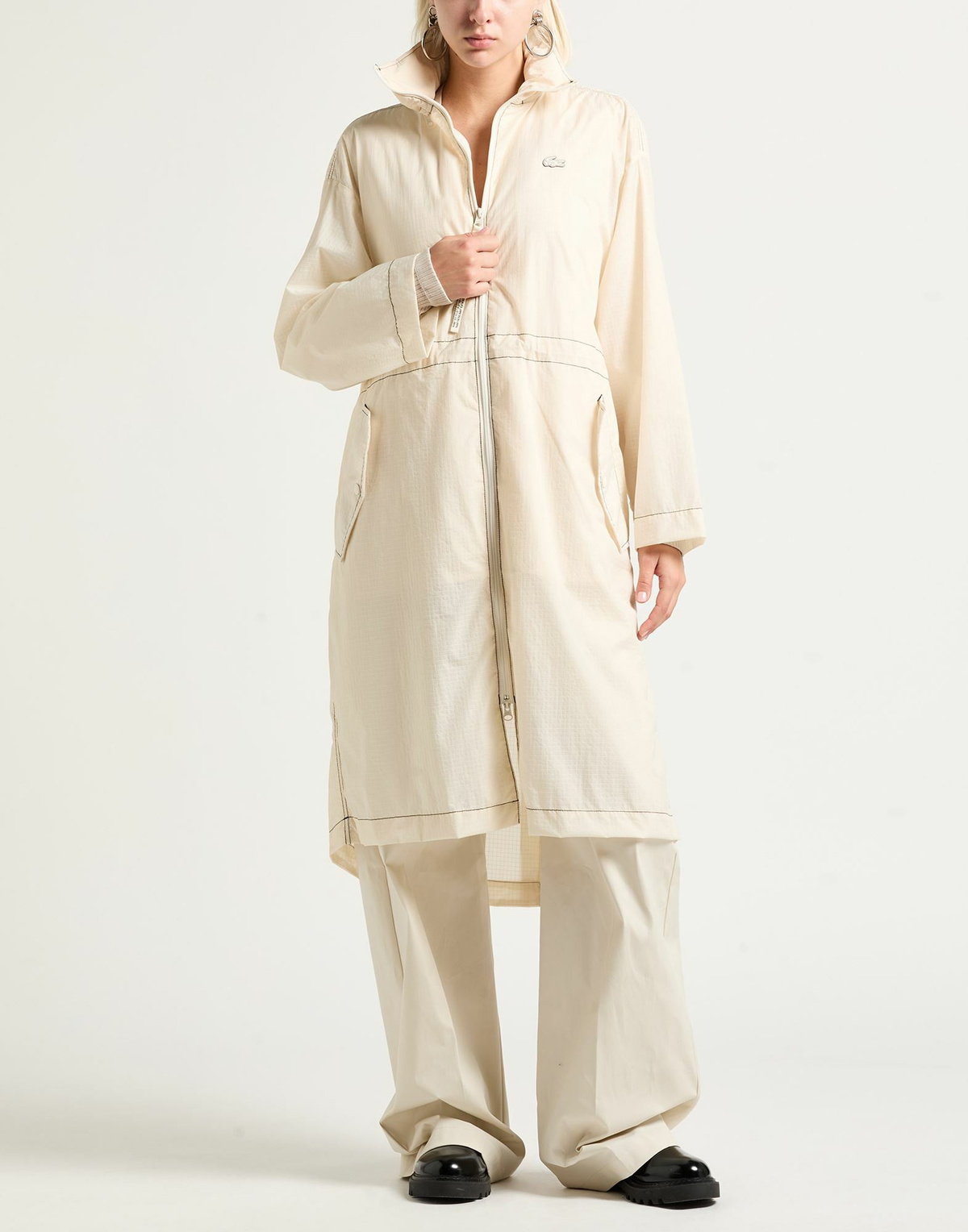 Lacoste Womens Jacket Cream