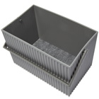 Hachiman Omnioffre Stacking Storage Box - Medium in Grey