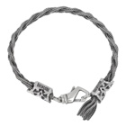Emanuele Bicocchi Silver 6-Thread Braided Bracelet