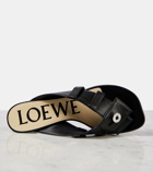 Loewe Toy Panta leather thong sandals