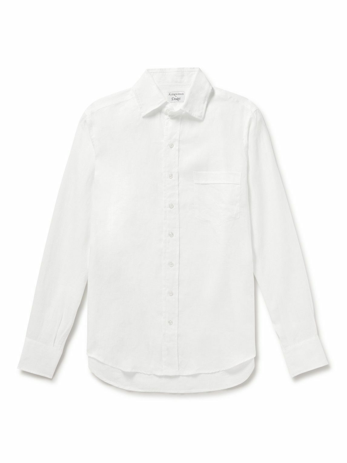 Kingsman - Linen Shirt - White Kingsman