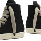 Rick Owens DRKSHDW High Jumbo Lace Puffer Sneakers in Black/Pearl/Milk