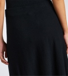 Lisa Yang Torie cashmere midi skirt