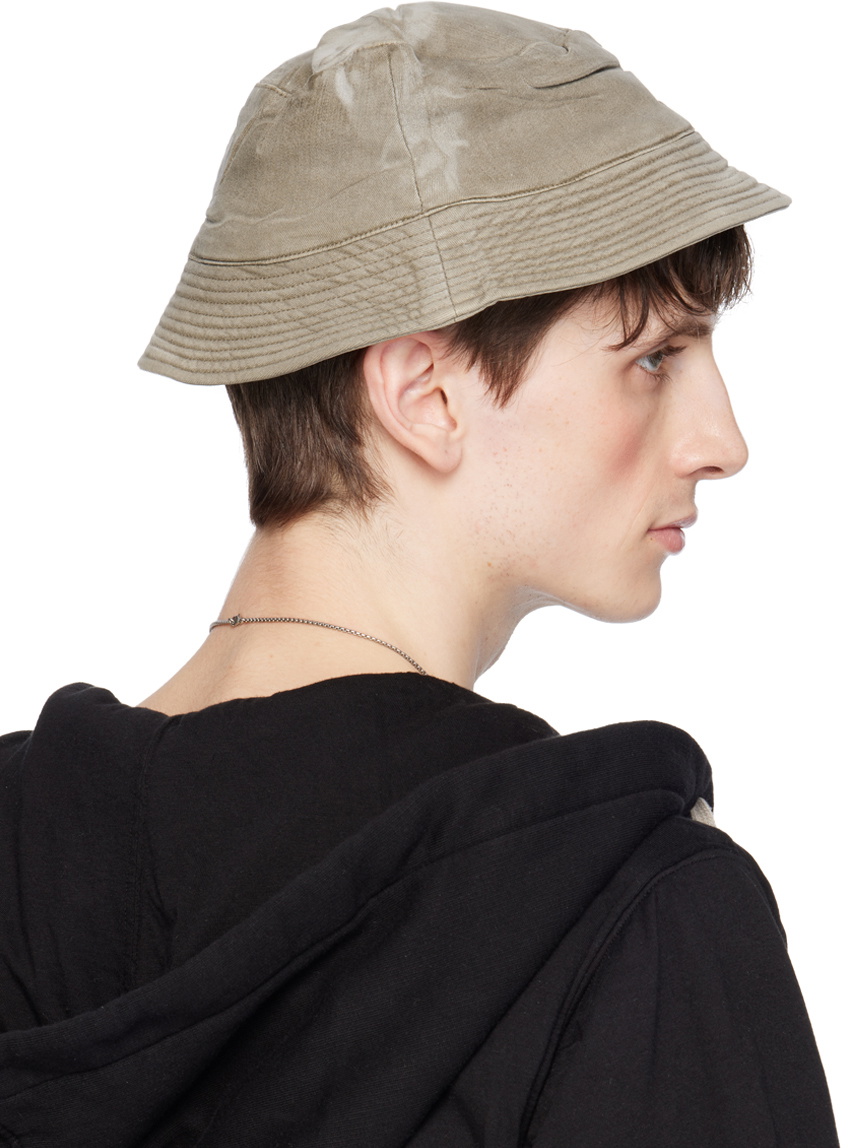 Rick Owens DRKSHDW Off-White Gilligan Narrow Brim Bucket Hat Rick