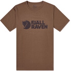 Fjällräven Men's Logo T-Shirt in Dark Olive