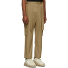 Juun.J Beige Cotton Cargo Pants