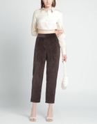 Alessia Santi Womens Pants Dark in Brown