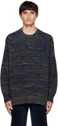 nanamica Navy Marled Sweater