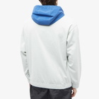 Stone Island Men's Marina Plated Dyed Hooded Sweat in Sky Blue