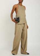 Calvin Klein Erin Wool-blend top Light Brown