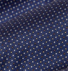 HUGO BOSS - 7.5cm Pin-Dot Silk-Jacquard Tie - Gray