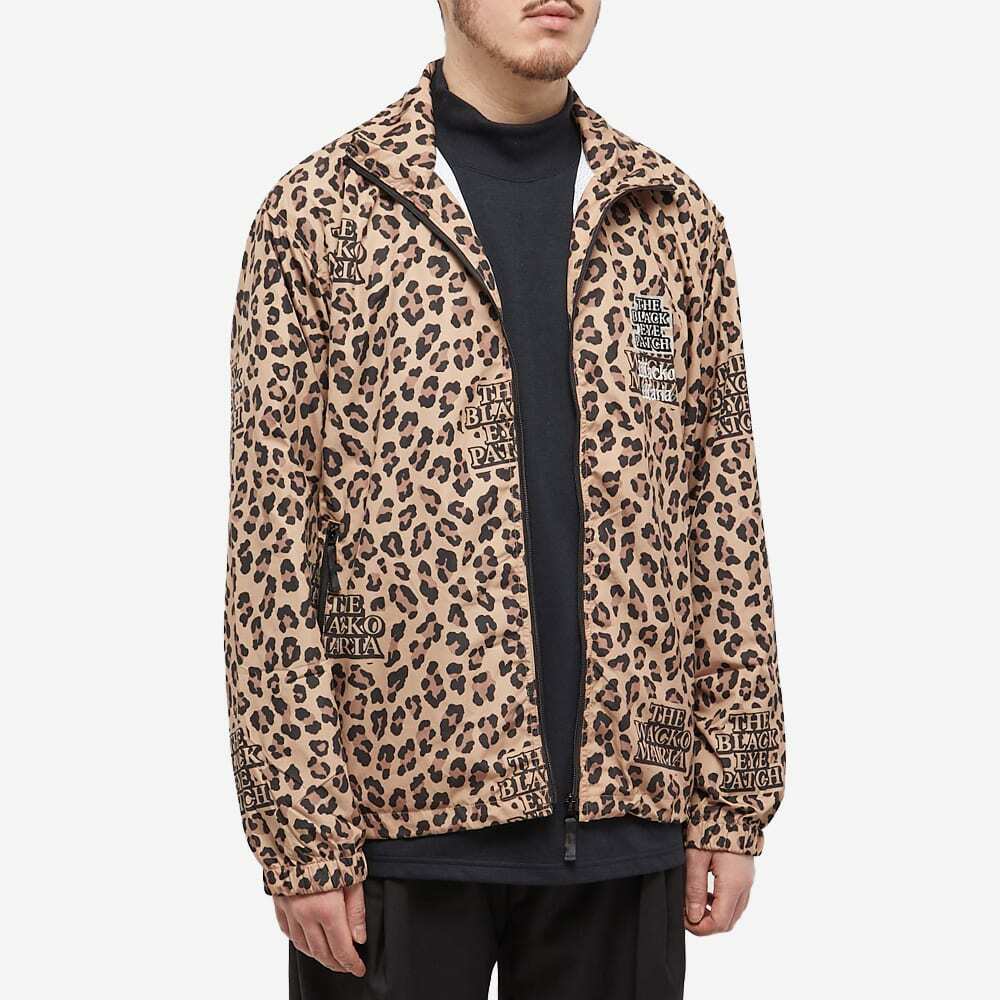 Wacko Maria x BlackEyePatch Type 1 Leopard Track Jacket in Brown