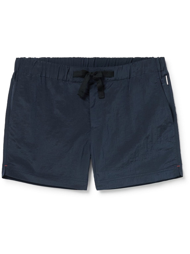 Photo: Orlebar Brown - Springer Slim-Fit Short-Length Swim Shorts - Blue