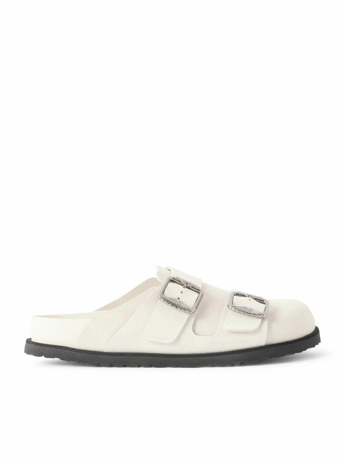 BIRKENSTOCK 1774 - 222 West Suede Clogs - Neutrals
