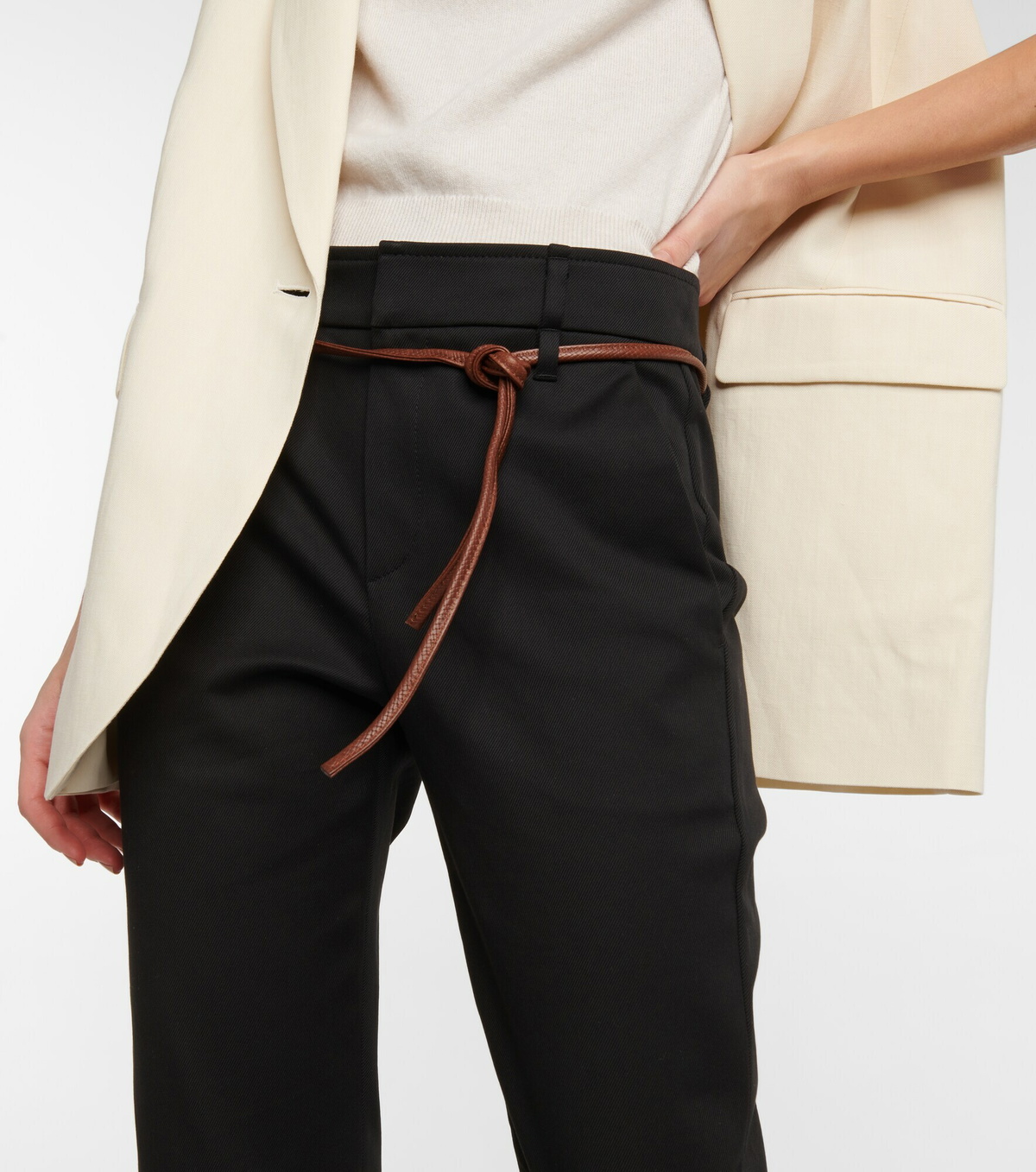 Brunello Cucinelli Brown Cotton Casual Pants