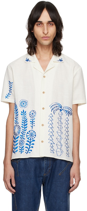 Photo: Andersson Bell Off-White May Embroidery Shirt
