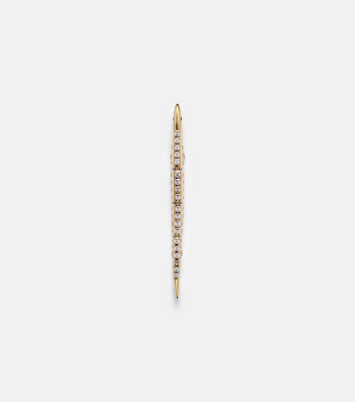 Yvonne Léon Marlin Gm 9kt gold single earring with diamonds