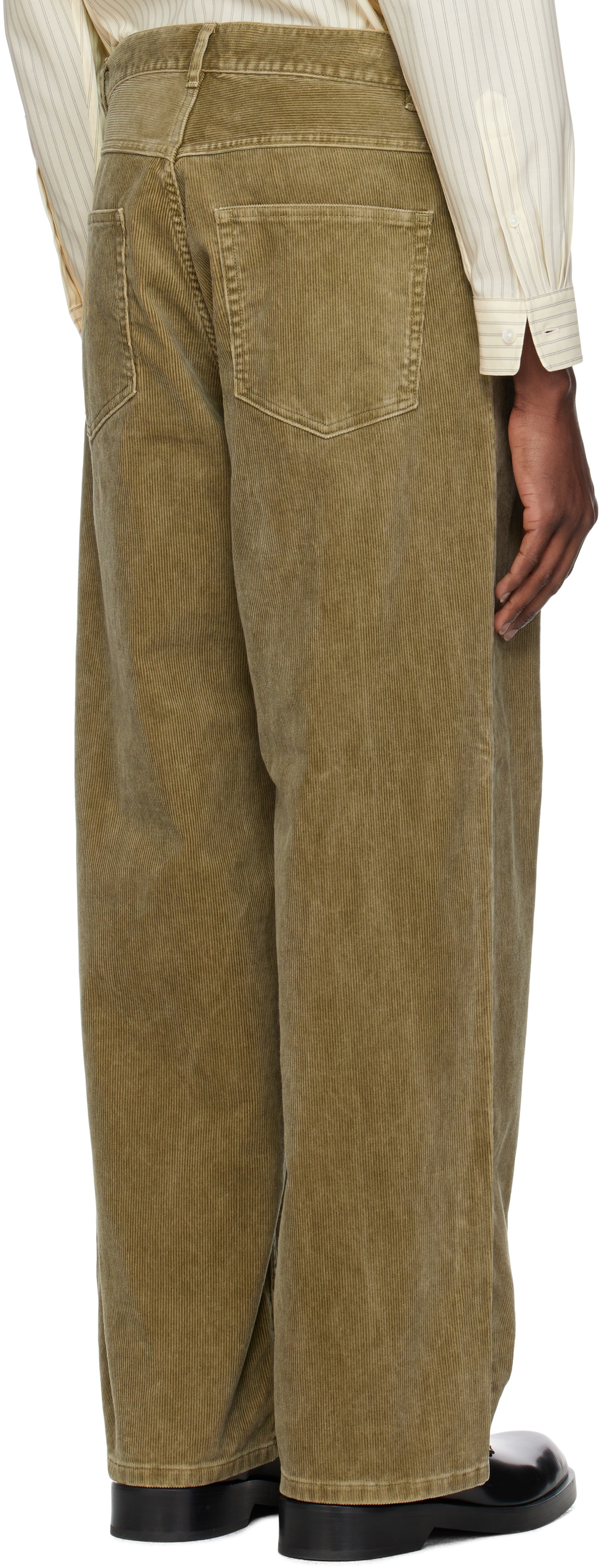 【26SS】AURALEE GARMENT-DYED FINX CORDUROY 5P WIDE PANTS