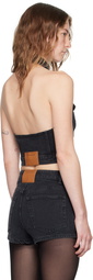 Alexander Wang Black Halter Vest