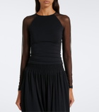 Eres Marita tulle-trimmed T-shirt