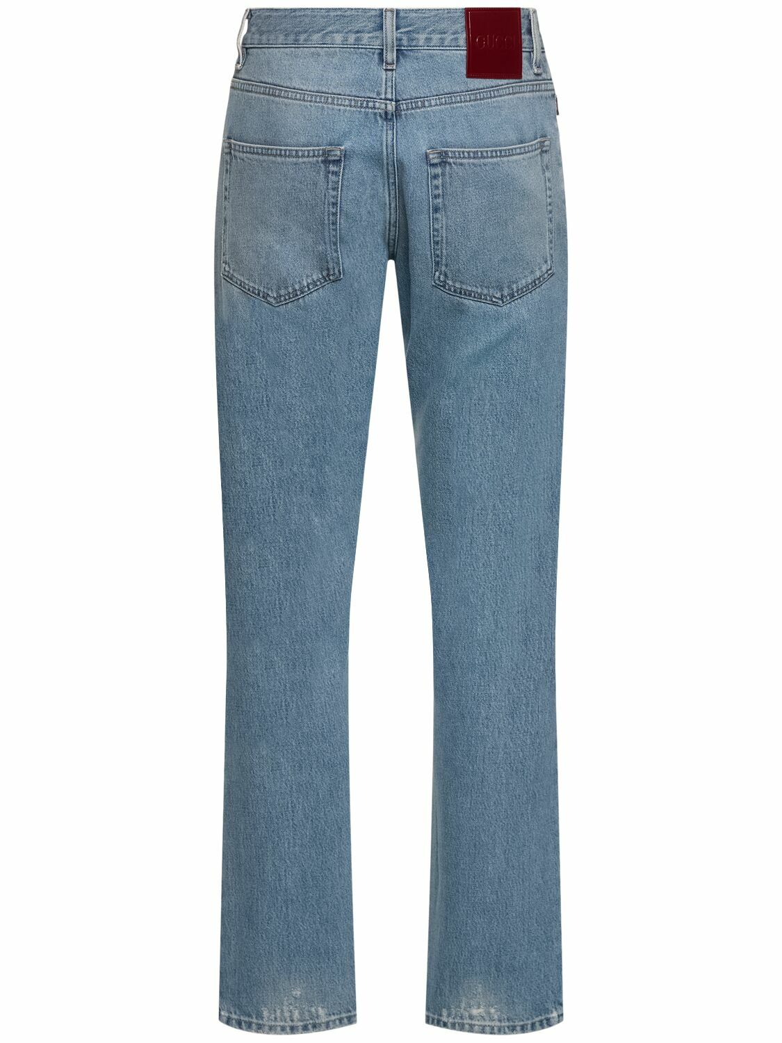 GUCCI New Tapered Cotton Denim Jeans