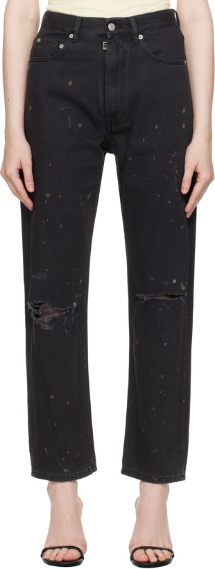 Photo: MM6 Maison Margiela Black 5 Pockets Jeans