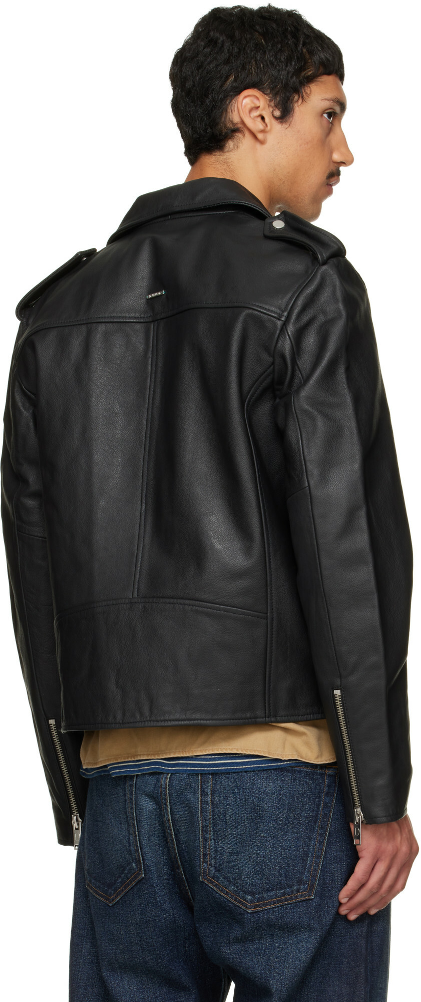 Deadwood Black Banks Leather Jacket