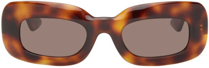Photo: KHAITE Brown Oliver Peoples Edition 1966C Sunglasses
