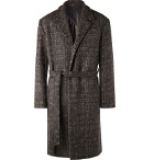 Deveaux - Double-Faced Herringbone Virgin Wool Coat - Gray