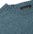 Howlin' - Mélange Lambswool and Cotton-Blend Sweater - Blue