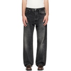 Sunflower Black Wide Twist Jeans