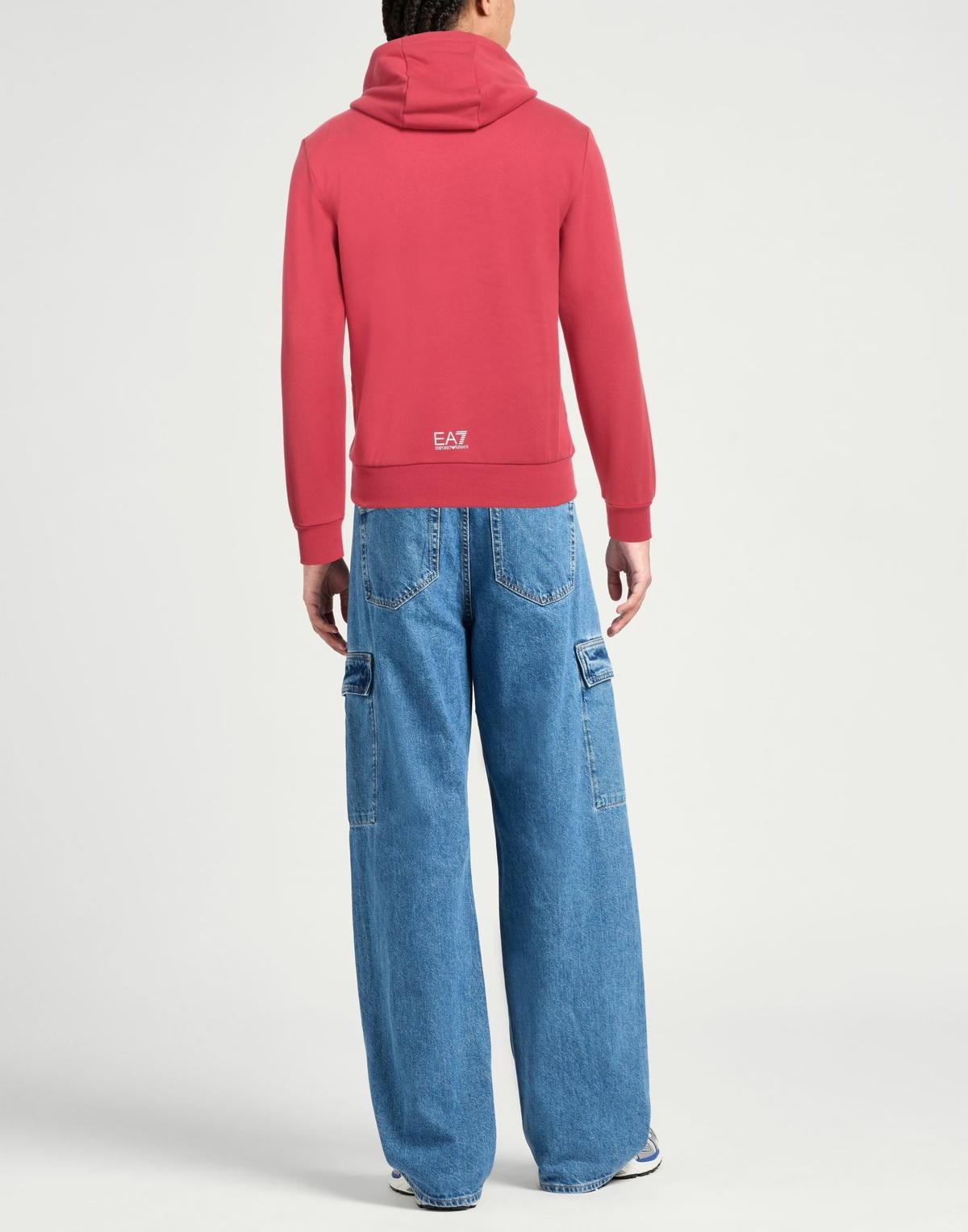 Ea7 Mens Sweatshirt in Red