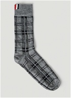 Tartan Socks in Grey