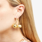 Simuero Women's Cerezas Earrings in Gold