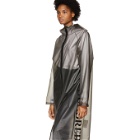 Won Hundred Grey Transparent Hooded Raincoat