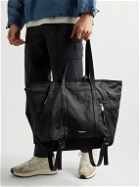 Indispensable - Suede-Trimmed Shell Tote Bag