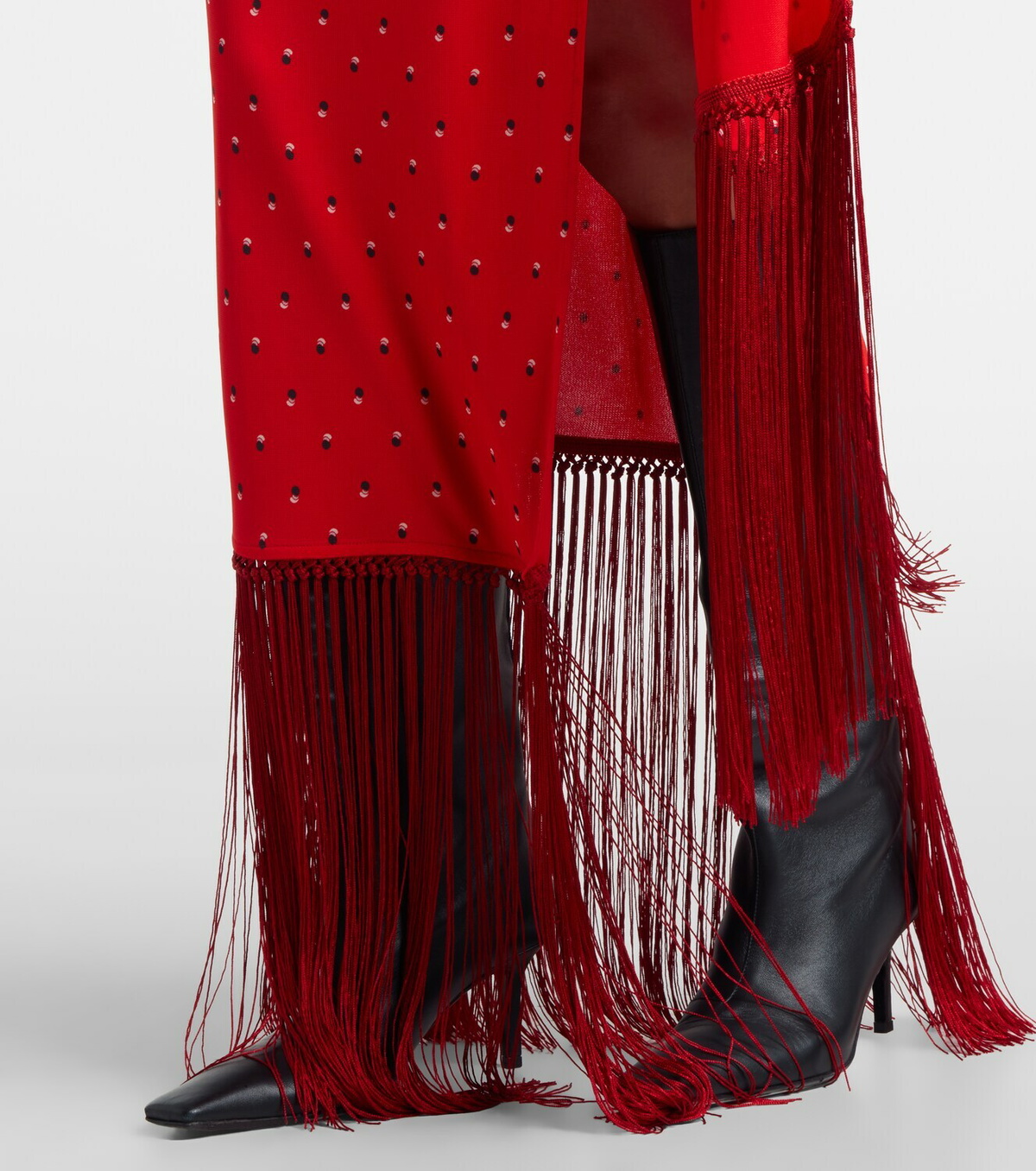 Acne Studios Dassy asymmetric maxi dress