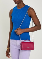 Marc Jacobs The Glam Mirror Mini Glossed Leather Cross-body bag - Pink - One Size
